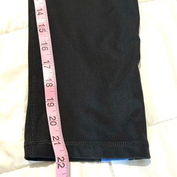 X-Pro Womens Athletic Leggings Size XL Black Blue Polyester Spandex - Picture 7 of 7